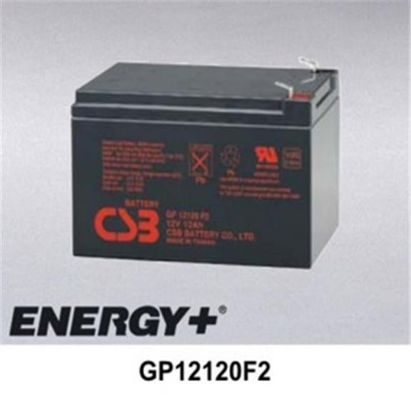 FedCo Batteries Compatible with  CSB GP12120F2 12000mAh Sealed Lead Acid Battery For Standby And Main Power Applications
