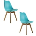 thumbnail image 1 of Mundo In Juego de Sillas Turquesa Eames Frankfurt Comedor 2 Piezas MUNDO IN Casa, 1 of 9