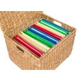 thumbnail image 2 of BirdRock Home Seagrass Rolling File Cabinet - Natural, 2 of 6