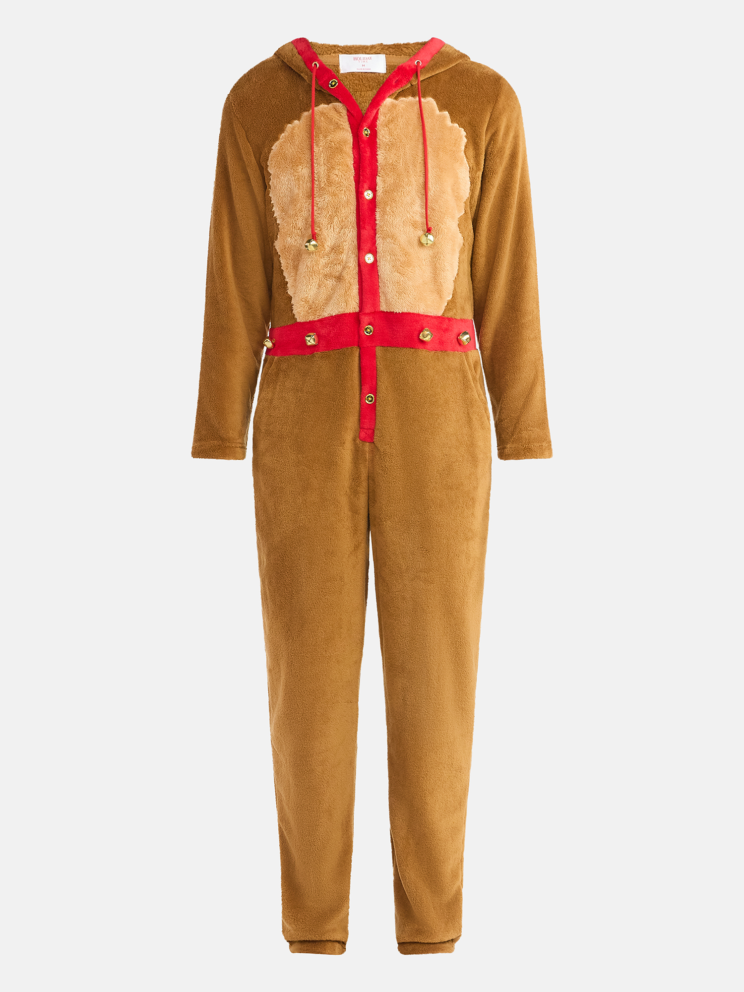 Christmas Men's SantaCon One-Piece Reindeer Union Suit from Holiday Time, Sizes M-XL