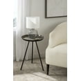 thumbnail image 5 of Kate and Laurel Laranya Modern Side Table, 15 x 15 x 22.5, Brown and Black, Chic Minimalist End Table, 5 of 6