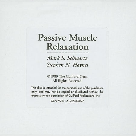 Passive Muscle Relaxation : A Program for Client Use (CD-Audio)