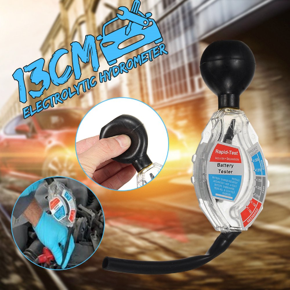 Battery Hydrometer Dial Easy Read Professional Golf Cart Car Deep Cycle