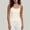 #178-White, variant on Warop Women's Camisole, Solid Color with Built-in Bra, Round Neck, Wearable as Outerwear for Daily Casual Wear