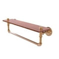 thumbnail image 3 of Allied Brass - Pipeline 22'' Ironwood Shelf with Towel Bar in Oil Rubbed Bronze, 3 of 4
