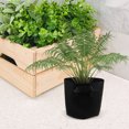 thumbnail image 1 of WEUVEB 5Ud Bolsas De Cultivo De Fieltro Negras Con Asas Para Plantas Plantación Fácil Y Transporte Cómodo, 1 of 8