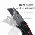 thumbnail image 5 of AiRuiZi Heavy-Duty Folding Utility Knife with 54 Blades – Portable, Durable & Multi-Functional Cutting Tool for Home, Office & Outdoor Use – Secure Grip, Compact Design for Easy Storage and Safe, 5 of 5