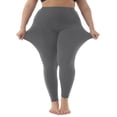 thumbnail image 2 of Tummy Control leggings for women Stretch Is Comfort Cotton/Spandex Plus Size Leggings Women's Fashion Clothing Workout Soft Yoga Pants for Running, 2 of 6