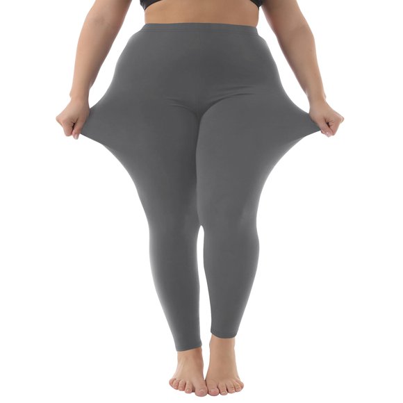 Stretch Is Comfort Women's Cotton/Spandex Plus Size Leggings
