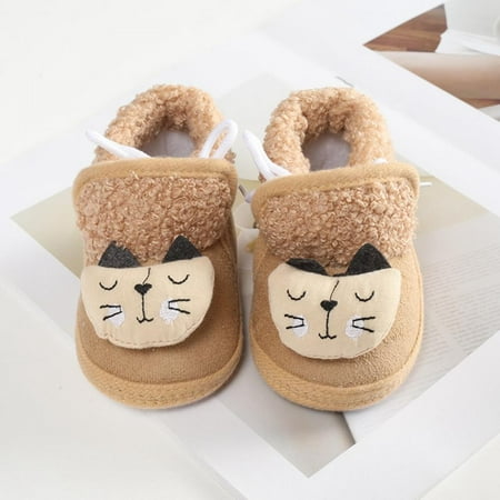 

Baby Boy Girl Boots Newborn Shoes Winter Snow Anti-Slip Soft Sole Warm Infant Toddler Prewalker Booties