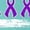 Scuba Blue, variant on Inktastic Epilepsy Awareness Purple Ribbons and Flag T-Shirt