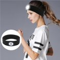 thumbnail image 4 of Advancent LED Light Up Sport Headband Carga USB Running Sweatband para ciclismo Running Ropa Deportiva, Zapatos No.1 Advancent OD015148-01, 4 of 6