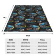 thumbnail image 3 of KLL Cool Off-Road Vehicle Pattern Fleece Throw Blanket,Fleece Throw Blankets for Couch & Bed All Season Use-60"x50", 3 of 7