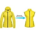 thumbnail image 4 of Little Donkey Andy Women's Quick-Dry Running Jacket UPF 50+ Cycling Jacket with Detachable Sleeves and Hood Size L, 4 of 7