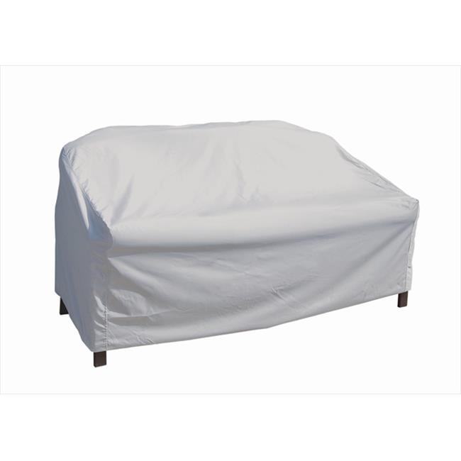 69 in. Extra Large Loveseat & Corner Sectional Cover Grey