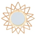 thumbnail image 4 of Minkissy Vintage Star Shaped Rattan Mirror Living Room Decoration 1 Pc 12.2x12.2in, 4 of 8