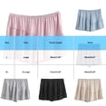 thumbnail image 3 of cfhntfmh Wide Leg Pajama Shorts for Women Plus Size Casual High Waist Modal Sleep Shorts Loose Comfy Lounge Pj Bottoms, 3 of 5