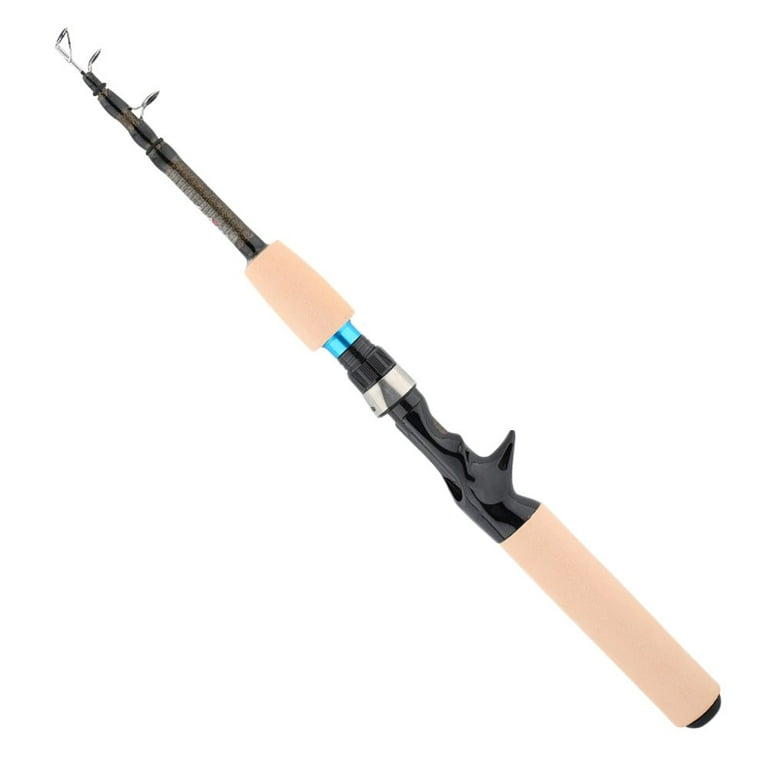 SuperHard Ultralight Portable Travel Telescopic Fishing Rod Carp Feeder Fishing  Tackle Stream Hand Pole 1.8M 