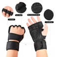 thumbnail image 4 of Guantes De Entrenamiento Ventilados De Alta Con Muñequeras Para Hombres Y Mujeres: Acolchado Antideslizante En La Palma, Protección Completa De La Palma, Súper Agarre, 4 of 7