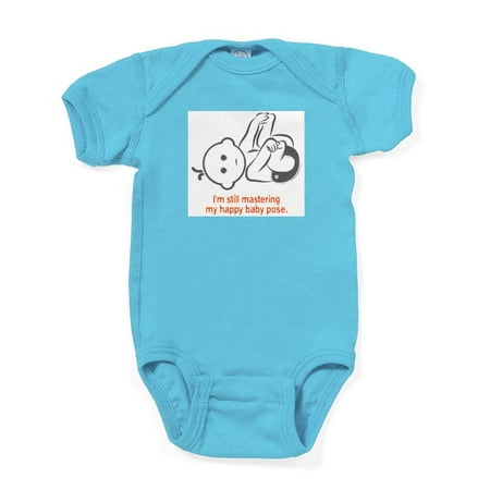 

CafePress - Yoga Happy Baby Infant Bodysuit (Orange) - Cute Infant Bodysuit Baby Romper