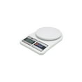 thumbnail image 2 of J&V TEXTILES Kitchen Food Scale for Baking and Cooking, Lightweight and Durable Design, LCD Digital Display, 8" x 6" x 1.25", White, 2 of 3
