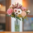 thumbnail image 3 of Sokhug Artificial Hydrangea Bouquet - Rustic Flower Stem for Vase Decor, 3 of 5