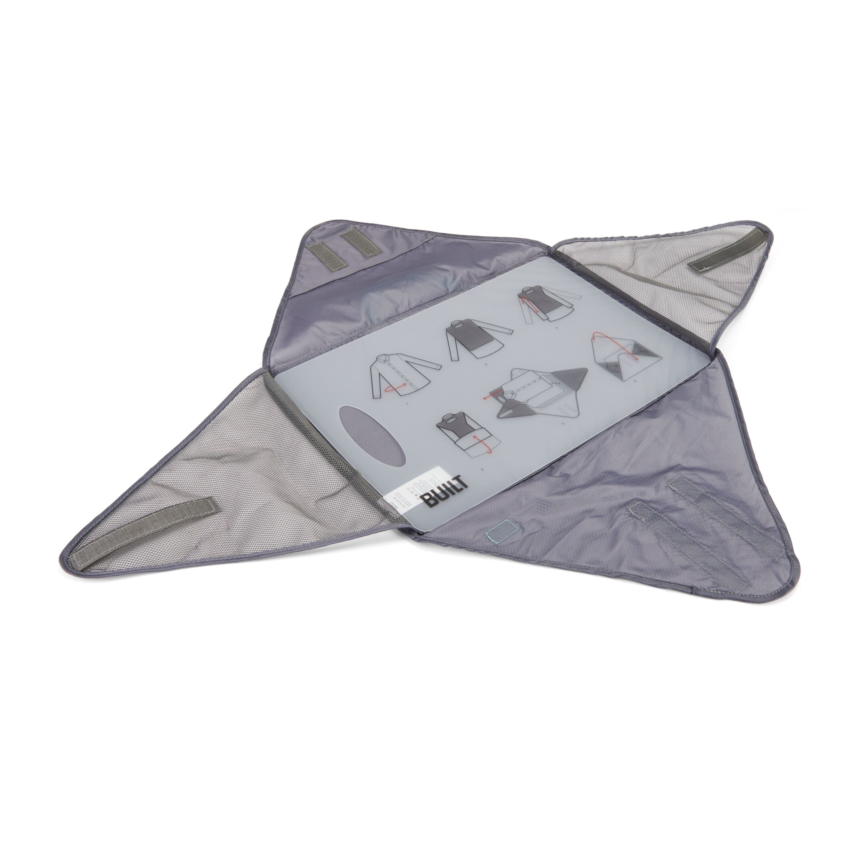 Built Travel Shirt Folding Cube in Quiet Shade
