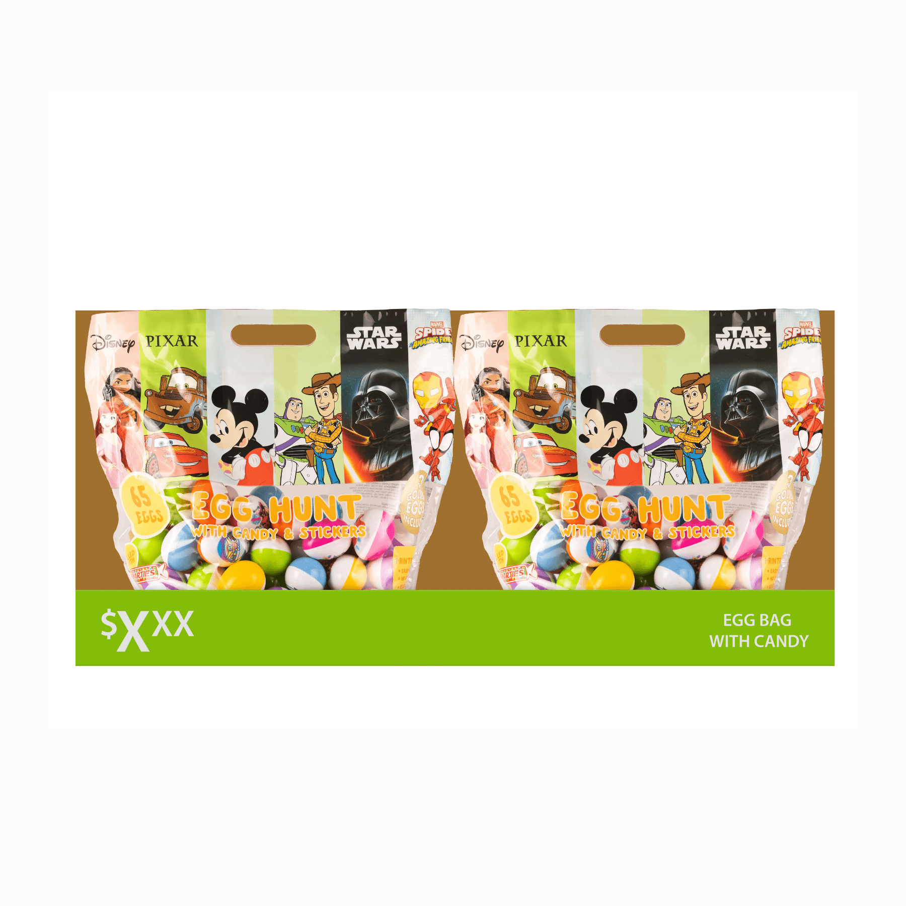 Disney ultimate mix 65ct egg bag with candy