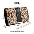 thumbnail image 4 of PU Leather Clutch Purse Evening Chain Shoulder Bag for Women, 4 of 8