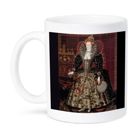 3dRose, Elizabeth I of England c. 1592 by Nicholas Hillard Studio, 15oz Mug