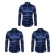 thumbnail image 3 of Minnieouse Cuello de camisa de manga larga formal con botones - diario para hombres Camisa de hombre de secado rápido Manga larga formal Azul Type1 NO1, 3 of 6