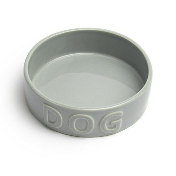 Park Life Designs 8.5" Large Pet Bowl | Classic Dog (Grey)