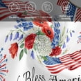 thumbnail image 6 of 250th Anniversary Floral Cloth Napkins, Red Blue Stars 4th of July Washable and Reusable Dinner Napkins Set of 2, Table Napkin for Kitchen Party Birthday Wedding Hotel Housewarming 20"x20", 6 of 9