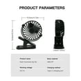 thumbnail image 4 of HomeDM Handheld Fan Portable Fan USB Rechargeable Personal Fan Handheld Fan for Summer Mini Desk Fan for Makeup/Commute/Office Travel/Shopping/Outdoor/Office, 4 of 9