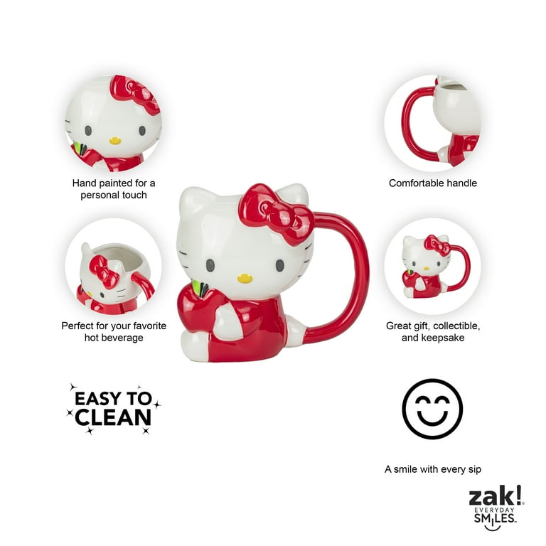 Zak Designs Hello Kitty Sculpted Mug, Kitty - Walmart.com