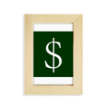 thumbnail image 1 of Símbolo de moneda dólar de Estados Unidos Escritorio de madera Arte Pintura 5x7 pies Marco de foto, 1 of 4