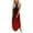 Dark Red, variant on Maxi Dresses, Beach Dress Sleeveless Backless Dress Crew Neck, Women Casual Sundress Crisscross Split Summer Gradient with Pockets Vestidos Maxi Women, Gray Size XL