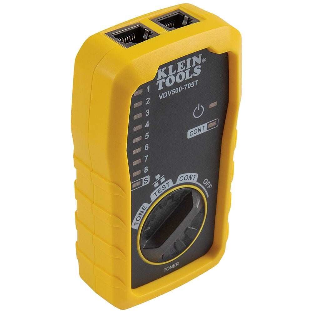 Klein Tools VDV500-705, 9V, Yellow LED Display Technology Tone/Probe Circuit Tester, 4-Piece