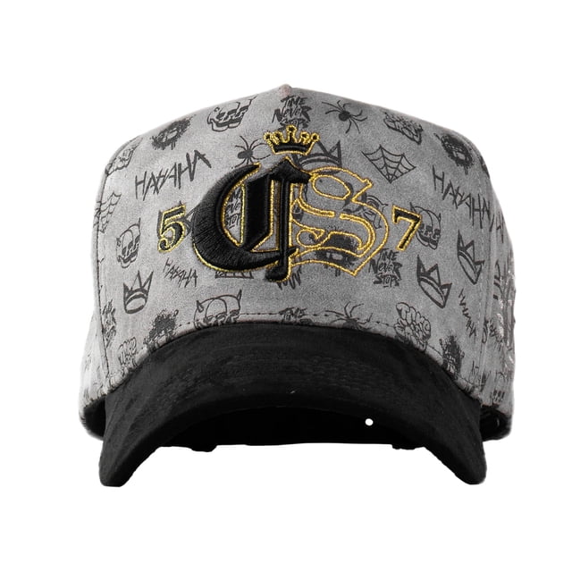 GORRA 5.7 MONOGRAM CINCOPUNTO7 FULL LASER GRIS UNITALLA