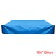 thumbnail image 1 of Blue200CMx200CMSquare Protección a prueba de polvo Sandbox Cover Impermeable Sandpit Pool Cover con, 1 of 5