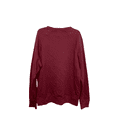 thumbnail image 1 of And Now This Men’s Solid Fleece Sweatshirts, Burgundy, Large, 1 of 5