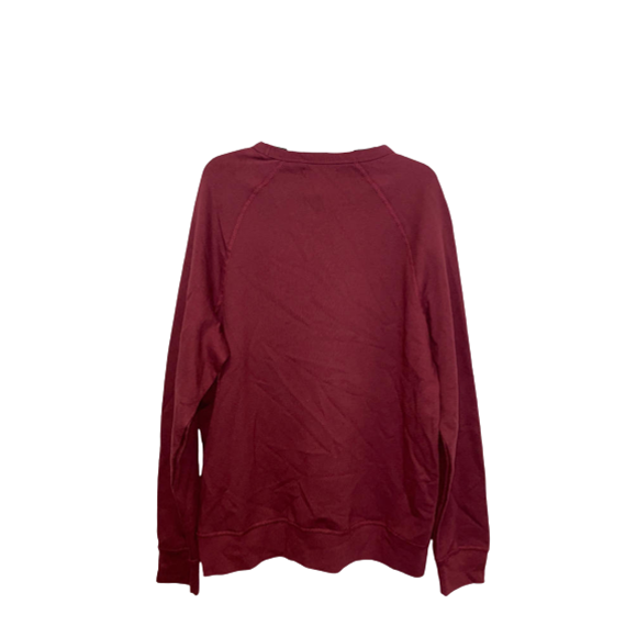 And Now This Men’s Solid Fleece Sweatshirts, Burgundy, Large