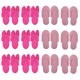 thumbnail image 1 of EeaseMX 12 pares de pantuflas desechables para pedicura, chanclas antideslizantes (estilo aleatorio), 1 of 8