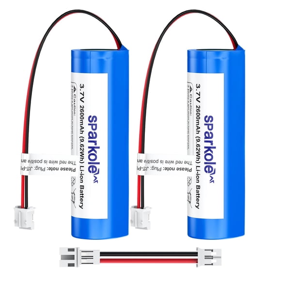 Batería SPARKOLE de 3,7 V 2600 mAh de ion de litio con conector PH2.0, paquete de 2