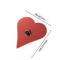 thumbnail image 3 of Fankiway 3D Heart-Shaped Metal Sculpture Hanging Backyard Window Light Collector, 3 of 6