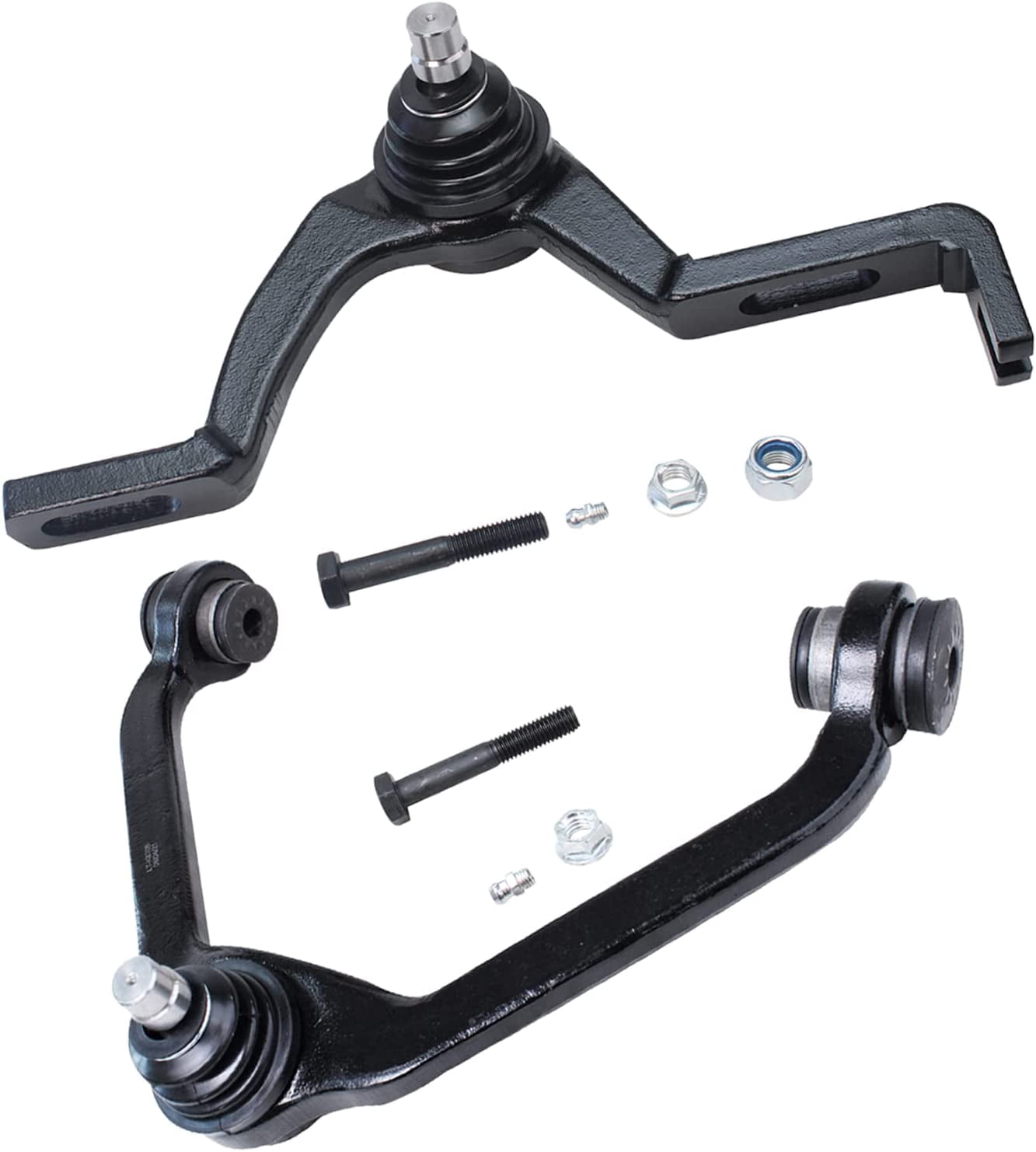 Detroit Axle - Front End 12pc Suspension Kit for Ford Explorer Ranger Mercury Mountaineer Mazda B2500 B3000 B4000, Upper Control Arms Lower Ball Joints Tie Rods Sway Bars 2 Boots Replacement