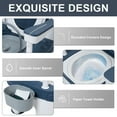 thumbnail image 6 of Bedside Commode, Adult Portable Toilet, Toilet Chair Seat with Handles, Height Adjustable Mobile Portable Toilet, Adult Potty Chair Load 882lb for Seniors Disabilities Elderly, 6 of 8