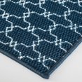 thumbnail image 3 of shiyou-- Jacquard Runner Rug - Anti-Skid Hallway Carpet Kitchen Rug Entry Rug Laundry Room Floor Mat, (Navy Blue and White, 20 X 60 Inches), 3 of 4