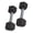 Black, variant on 2 Pieces Silicone Baby Dumbbell Toy Featuring Shock Absorption For Infant Play And Exercise Routines