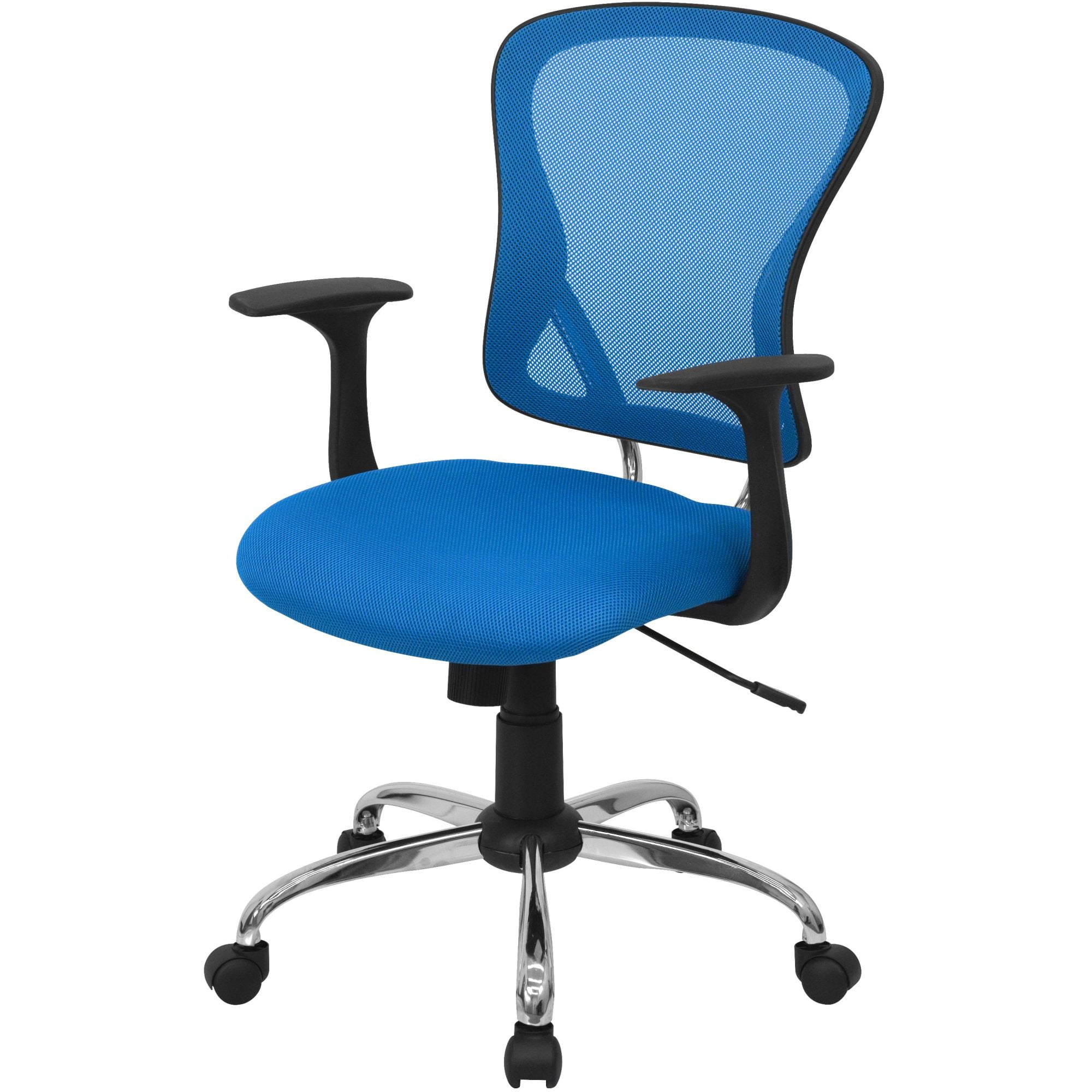 flash furniture mesh desk chair with chrome base multiple colors